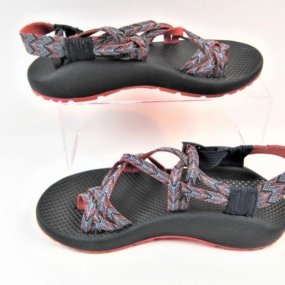 Chaco Sandals ZX2 Womens  9 Strappy Slingback Orange  Open Toe Casual Comfort - Picture 2 of 8